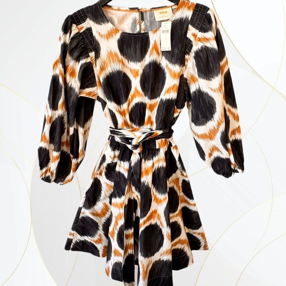 NWT Maeve by Anthropologie Destin Poplin Mini Dress - Picture 1 of 8